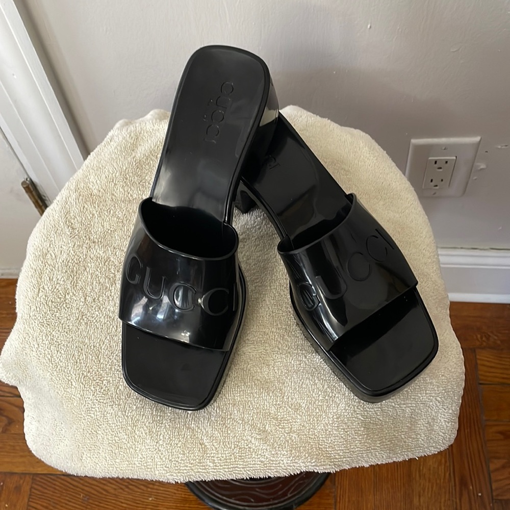 Authentic Gucci Rubber Slides